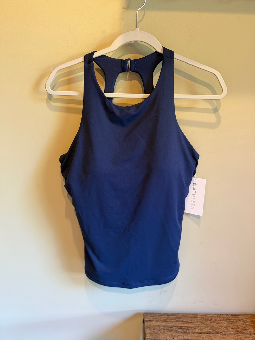 NWT Athleta Maldives Tankini bra cup Swimsuit Top Size 38D / DD